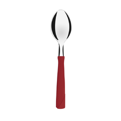 SALE - X12 cuchara de mesa mango rojo Tramontina
