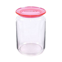 Frasco plano 1000 ml con tapa Pink rosa Luminarc