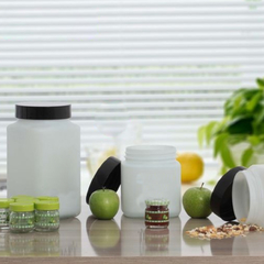 Frasco cuadrado blanco 1 litro Pantry Jar - tienda online