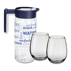 Set Jarra Water Jugo + Set de Vasos en internet