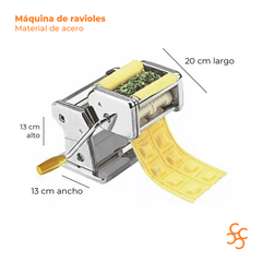 Máquina de ravioles acero en caja Carol - comprar online