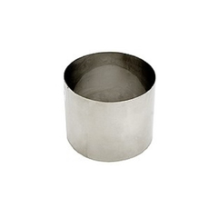 Molde Para Armar Plato 8x6cm Acero Inoxidable Acermel