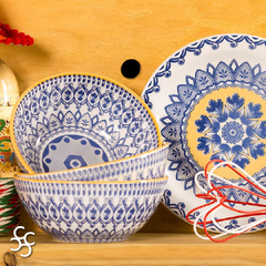 Bowls Compotera Cerámica Decorado La Carreta - comprar online