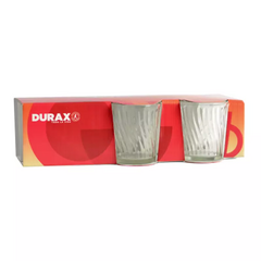 Pack x6 vaso Tornado 250 ml vidrio Durax