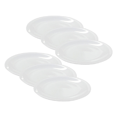 X6 Plato postre Línea 450 porcelana 19 cm Tsuji - comprar online