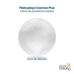 Plato playo Cosmos Plus vidrio Durax x6 - comprar online