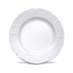 X6 plato playo porcelana blanca Vanna Verbano