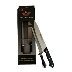 Set De Cuchillo Con Afilador En Caja Para Regalo