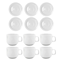 Set X6 Taza Café c/ Plato, Línea Távola - Verbano - comprar online