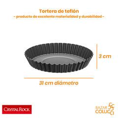 Tartera Antiadherente 31 Cm Teflón - comprar online