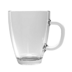 Taza Armonía Vidrio Flint 400 ml Durax Bulto Cerrado X24