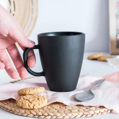 Taza Armonía Vidrio Negra 400 ml Durax Bulto Cerrado X24 en internet