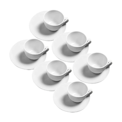 X6 taza té con plato Línea 1900 porcelana Tsuji - tienda online