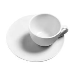 X6 taza té con plato Línea 1900 porcelana Tsuji