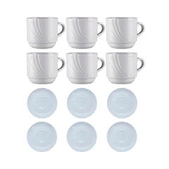 Set Taza Café c/ Plato, Línea Marzia - Verbano - comprar online