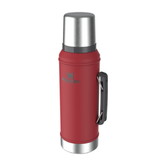 Termo clásico rojo 950 ml con asa Stanley - comprar online