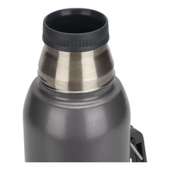 Termo Kushiro 1200ml Manija Pico Cebador Doble Capa Gris en internet