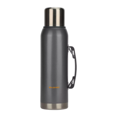 Termo Kushiro 1200ml Manija Pico Cebador Doble Capa Gris