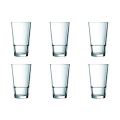 Vaso Alto Apilable Templado 35 x6 Arcoroc - comprar online