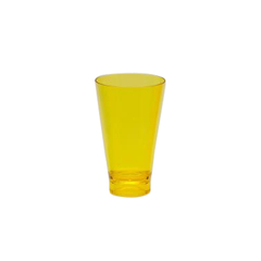 Vaso Isa bela Acrílico Amarillo 440cc x12