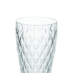 x6 vaso Glamour acrílico transparente 500ml Carol - comprar online