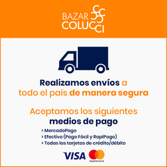 Vaso Aluminio 750 Cc Con Estampa Zaccara - Bazar Colucci