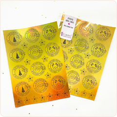 Stickers ¨Sellos Polo Norte dorados¨ (x 25 u) - comprar online
