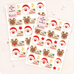 Stickers Feliz Navidad (x 23 U.)