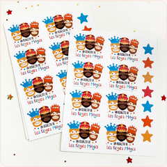 Stickers ¨Reyes Magos 001¨ (x 15 unidades)