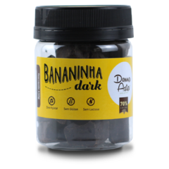 Bananinha Dark, Sem Glúten, Sem Lactose, Sem Adição de Açúcar, Vegano