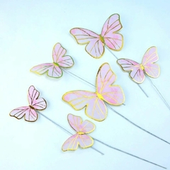 Set x12 mariposas con pinche - comprar online