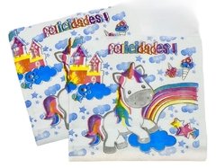 Servilletas unicornio arcoiris - comprar online