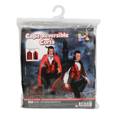 Capa Dracula corta con cuello reversible 80cm - comprar online