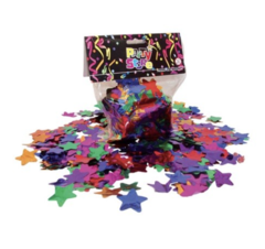 Confetti metalizado estrella multicolor