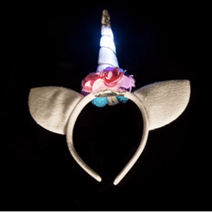 Vincha unicornio con luz - comprar online