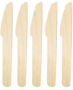Pack x10 cuchillos bambu