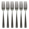 Tenedores plasticos plata x10