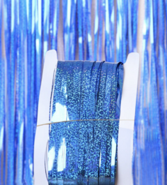Cortina holografica azul - comprar online