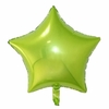 Globo estrella metalizada verde manzana 18’
