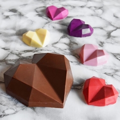Set placa corazones diamante - comprar online