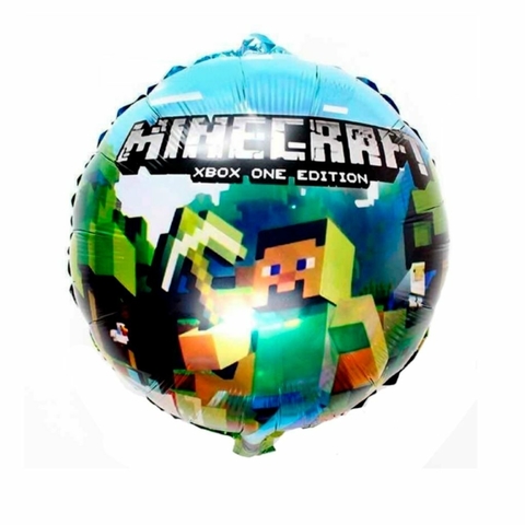 Globo minecraft Steve 45cm