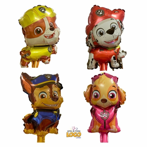 Set x4 globos Paw Patrol 35cm