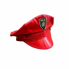 Gorro policia rojo