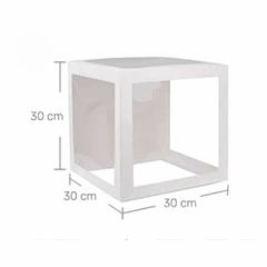 Caja cubo decorativo x1 - comprar online