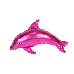 Globo delfin rosa 14''