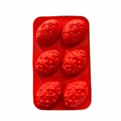 Molde silicona huevo 3 modelos
