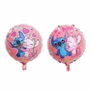 Globo stitch redondo rosa 18''