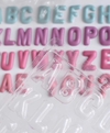 Set placa molde abecedario x2