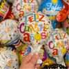 Mini globo feliz cumpleaños carita feliz