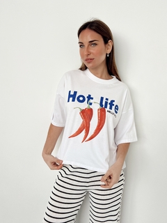 REMERA HOT LIFE (D4054) - tienda online